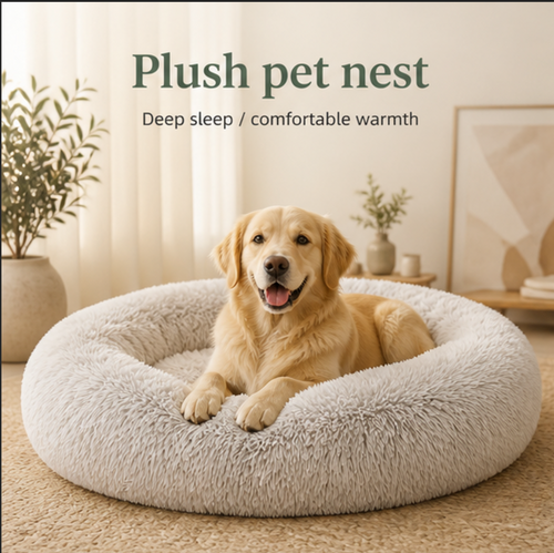 Plush Donut Calming Bed