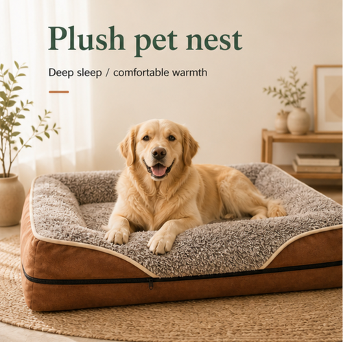 Orthopedic Bolster Dog Bed