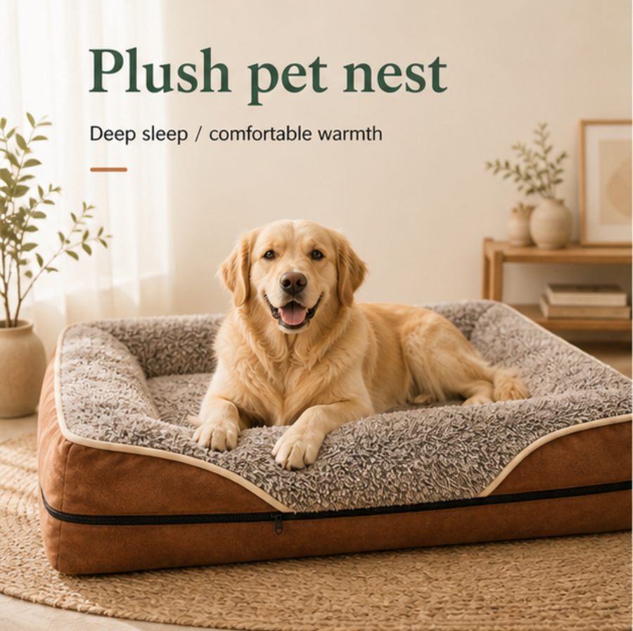 Orthopedic Bolster Dog Bed