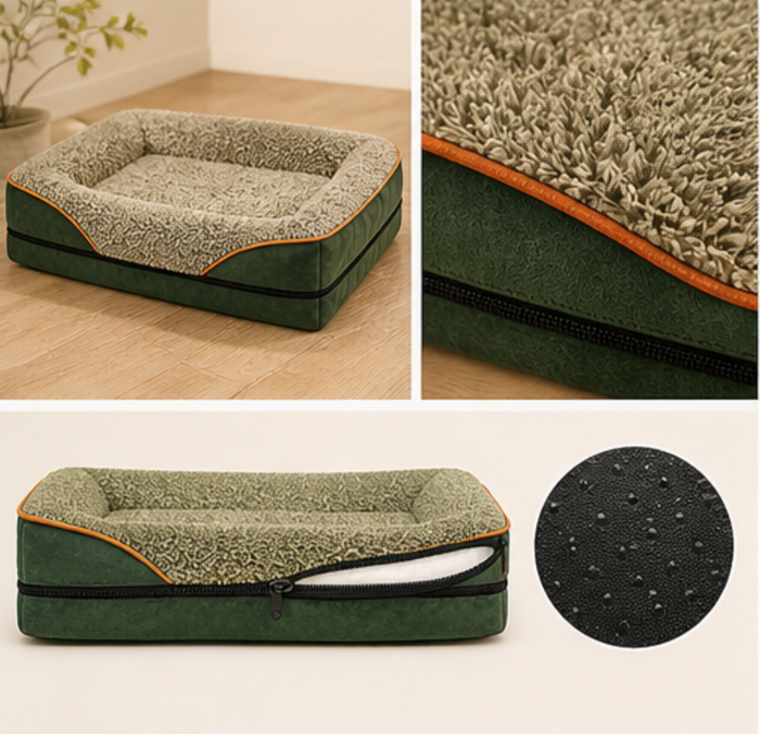 Orthopedic Bolster Dog Bed